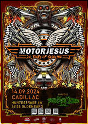 Motorjesus - 20 Years Of Gasoline Tour - Special Guest: Thunder and Lightning