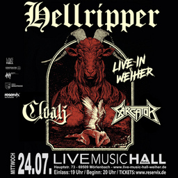 Hellripper - Supports: Cloak + Sarcator