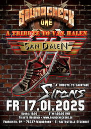 San Dalen + Sirens - A Tribute to Van Halen & Savatage - San Dalen + Sirens