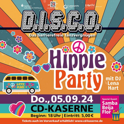D.I.S.C.O. - Das barrierefreie Tanzvergnügen - Die Hippie-Party