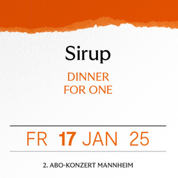 2. Abo-Konzert in Mannheim - SIRUP