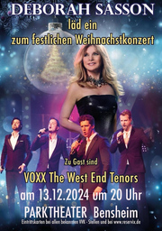 Weihnachtskonzert - Deborah Sasson & The West End Tenors
