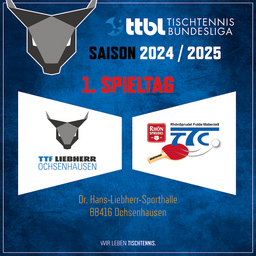 TTF Liebherr Ochsenhausen vs. TTC RhönSprudel Fulda-Maberzell