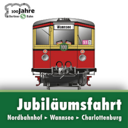 Fahrt von Berlin-Nordbahnhof nach Wannsee, dann weiter nach Charlottenburg