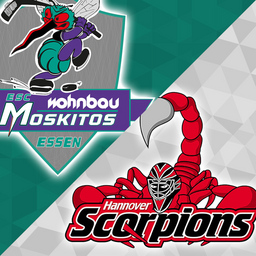 ESC Wohnbau Moskitos Essen - Hannover Scorpions