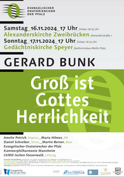 Gerard Bunk - Groß ist Gottes Herrlichkeit