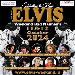 Steven Pitman´s ELVIS WEEKEND 2024 - Bad Nauheim - Tagesticket - Multi Award Winning ELVIS Tribute Artists