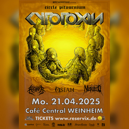 Cytotoxin, Acranius, Necrotted & Osiah - circle pitournium TOUR 2025