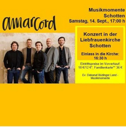 Konzert Ensemble amarcord - Perfektion mit Seele