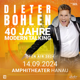 DIETER BOHLEN PROUDLY PRESENTS - 40 Jahre Modern Talking - Flanierkarte