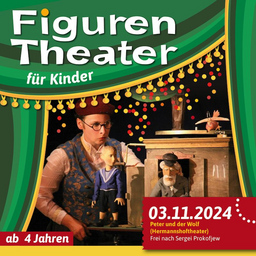 Figurentheater in der CD-Kaserne: Peter und der Wolf - Gespielt vom Hermannshoftheater