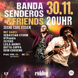 BANDA SENDEROS & FRIENDS - Sebastian Sturm, OTPendia, 257ers, Leila Akinyi, Dotta Coppa, Dein Couseng