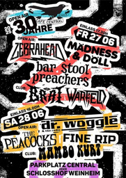 Zebrahead, Mädness & Döll, Bar Stool Preachers, Brat, Warfield