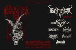 DEATH & DAMNATION FEST - feat. Beherit, Primordial, Bölzer, Drudensang, Noctem, Asphagor, Jesajah