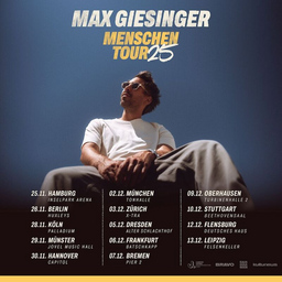 MAX GIESINGER - Menschen Tour 2025