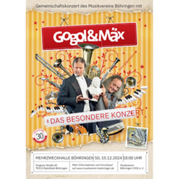 Gemeinschaftskonzert Musikverein Böhringen 1905 e. V. mit Gogol & Mäx - Winterkonzert 2024