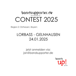 Bandsupporter CONTEST 2025 - Runde Hessen Ost / Bayern