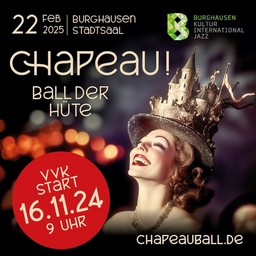 Chapeau - Ball der Hüte  FLANIERKARTE