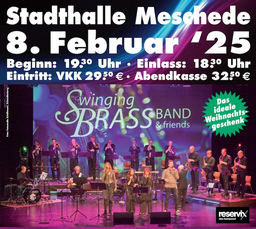 Swinging Brass Band & Friends in der Stadthalle Meschede - Die Besten Rock- und Pop- Songs-im Big Band Sound  -  Best of Live