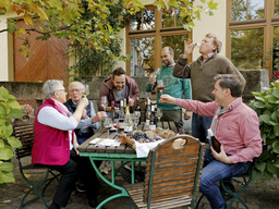 Weinprobe im Weingut Mesel