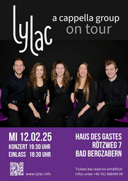 Lylac a cappella group - on tour