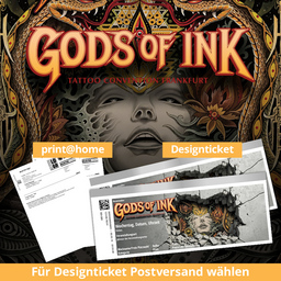 3. Gods of Ink Tattoo Convention - Tagesticket Freitag / Dayticket Friday 28.03.2025