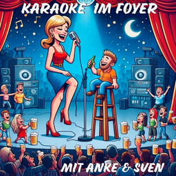 Karaoke im Foyer - mit Anke und Sven