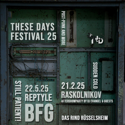 Sudden Cold, Raskolnikov und Party mit DJ Evangel und Gästen - These Days Festival