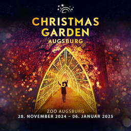 Christmas Garden Augsburg - Mit der Dämmerung beginnt die magische Reise