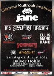 German Kultrock Festival - Jane (PP), My Sleeping Karma, Ellis Mano Band, T.H. & The Boneshakerz, Smokemaster, Stargo